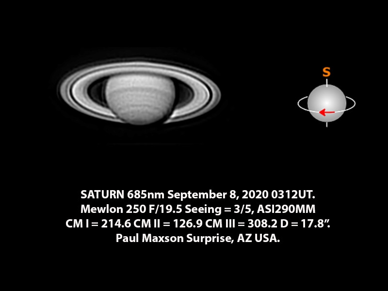 Saturn September 8 Major & Minor Imaging Cloudy Nights